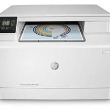 Multifunktionaler LAN-Farblaserdrucker mit Scanner und Kopierer. Mit mobiler Druckfunktion über die HP Smart App.
