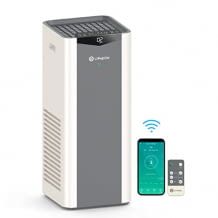 Purificatore d'aria fino a 200㎡ / CADR 610m³/h. Con filtro dell'aria H13 HEPA, filtro a carboni attivi triplo ed efficace per chi soffre di allergie e per le stanze dei fumatori.