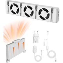 ANSTEN Heizkörper Ventilator Leise, Heizungsventilator für Heizungen und Unterheizungen