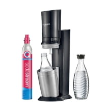 Wassersprudler mit 1x Quick-Connect CO2-Zylinder und 2 Glaskaraffen