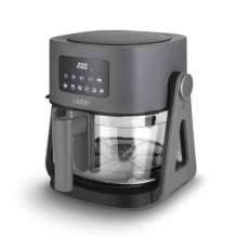 Diese PFOA freie 3-in-1 Glas-Fritteuse kann auch als Grill und Bratpfanne verwendet werden