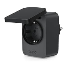 Smart Home Outdoor-Steckdose mit Stromzähler, sowie Alexa, Google Assistant, Siri, SmartThings & Matter Unterstützung