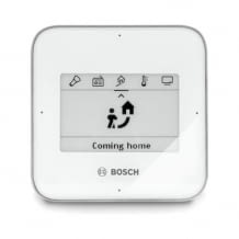 Zur Steuerung aller wichtigen Funktionen des Bosch Smart Home Systems ohne Smartphone. Mit Alarmfunktion.