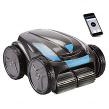 Poolroboter mit exklusiver Zodiac Vortex-Technologie und Fernbedienung über die Mobile App.