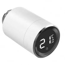 Heizkörperthermostat mit WLAN und ZigBee, App-kompatibel, Fenster-offen-Erkennung und Frostschutzautomatik