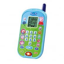 Kinder Telefon mit lustigen Geräuscheffekten und den Originalstimmen aus der Peppa Pig Serie