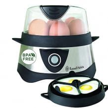 Für 7 gekochte oder drei gedämpfte Eier. Mit Standard-Zubehör, BPA-frei und automatischer Abschaltung.