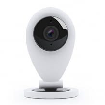Günstige Indoor-Kamera mit Nachtsichtmodus, Bewegungserkennung und Zwei-Wege-Audio