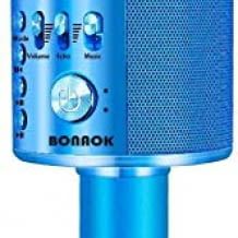 Kabelloses Karaoke-Mikrofon mit integriertem Klangeffekt. Inkl. vielseitigen Multifunktionstasten.
