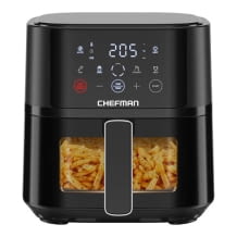 3,75 l Heißluftfritteuse mit Sichtfenster, Temperatur einstellbar von 40 bis 200 °C