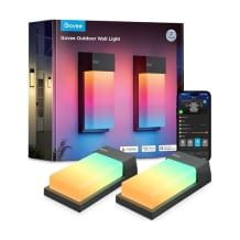 Set aus 2 modernen Alexa Wandleuchten mit bis zu 16 Millionen-Farbnuancen und Matter Unterst&uuml;tzung