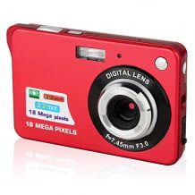 18 MP HD-Kamera im Taschenformat mit 8-fachem Digitalzoom und vielseitigen Funktionen.