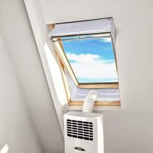 Fensterabdichtung für Mobile Klimaanlagen - Für Dachfenster geeignet inklusive Ein- und Zweischlauchtechnik