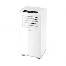 Mobile und leise Klimaanlage mit Abluftschlauch für Räume von bis zu 25 qm. Zum Kühlen, Entfeuchten und Ventilieren.