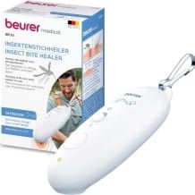 zur Behandlung von Insektenstichen und -bissen, Stichheiler gegen Juckreiz und Schwellungen, extra kleiner Wärmestift mit Karabinerhaken