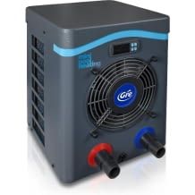 Kompakte Heizpumpe für Pools bis 20 Kubikmeter, Heizleistung 5kW, Nennleistung 1 kWh