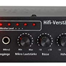 2-Kanal-Stereo HiFi-Verstärker für sämtliche Anlässe. Mit einer Musikleistung von 100 Watt. Auch für den 12V Betrieb.