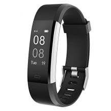 Fitnesstracker mit 14 Trainingsmodi, Herzfrequenzmessung und Notifications für iOS und Android