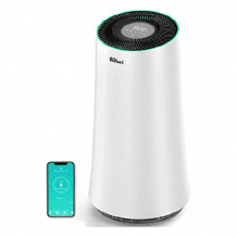 Purificatore d'aria fino a 120m² / CADR 450m³/h. Con filtro dell'aria Hepa H13, sensore di qualità dell'aria, modalità sleep 1-24H timer, modalità automatica e funzione app.