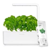 Dieser Spezialtopf lässt Pflanzen dank optimaler Beleuchtung und automatischer Bewässerung prächtig gedeihen.