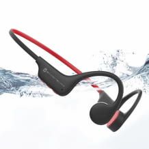 Cuffie a orecchio aperto per il nuoto, IP68, Bluetooth e suono osseo, 10 ore di durata della batteria e 16 GB di spazio di archiviazione per la musica.