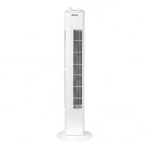 70/° oszillierend Tower Fan Ventilator mit Timerfunktion 45 W AERSON Turmventilator mit Ozillation 76 cm Standventilator mit 3 Geschwindigkeitsstufen Wei/ß