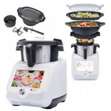 Küchenmaschine mit 1.200 W, 8-Zoll-Bildschirm, Cooking-Pilot, App mit Sprachsteuerung, 10 Geschwindigkeitsstufen und Turbo.
