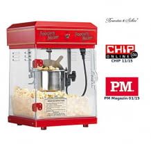 Profesionelle Popcornmaschine - karamelisiert Popcorn ohne die Küche zu verkleben