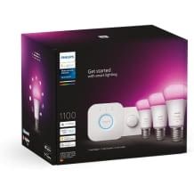 Philips Hue Starter Set mit Bridge und Smart Button, steuerbar mit Alexa, Google, Siri, Matter und Zigbee