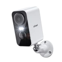 Kabellose Überwachungskamera mit 2K Bildqualität, Echt-Zeit Alarm, Personenerkennung und Bewegungsmelder.