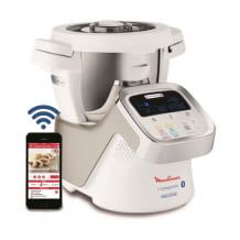 Mit 1550 Watt und Bluetooth-Schnittstelle für eine automatische Übertragung der Kochparameter und Fernsteuerung per App.