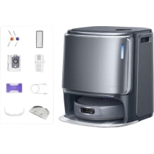 Saugroboter mit Wischfunktion, 18.000 Pa Saugkraft, dynamischer Mopp-Erweiterung, Anti-Verwicklungs-System, intelligenter Nass-/Trockenreinigung und All-in-One-Basisstation.