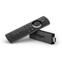 Amazon Fire TV mit HD-Auflösung und neuer Alexa-Sprachfernbedienung mit Lautstärketasten und Ausschalter