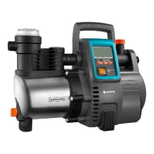 Hauswasserwerk für 6000l/h, 1300 W Motor, mit LC-Display, Pumpengehäuse aus rostfreiem hochwertigem Edelstahl