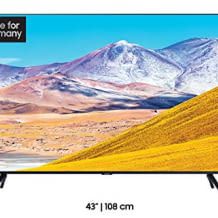 UHD LED Smart TV mit Triple Tuner und 4k Upscaling dank Crystal Prozessor.
