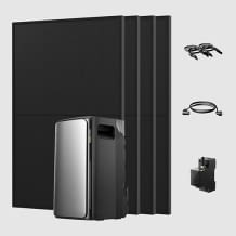STREAM Ultra All-in-One Speicher mit integriertem Wechselrichter, Smart Meter und drei Solarmodulen