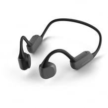 Leichte und robuste Open-Ear Bluetooth-Kopfhörer, 9 Stunden Autonomie und wasserdicht sowie staubdicht.
