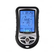 8 in 1 LCD Kompass inklusive Altimeter, Barometer und Thermometer. Ideales Navigationswerkzeug.