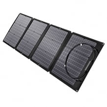 Hoch kompatibles und effizientes Solarmodul mit 110W. Faltbar, wasserdicht und robust mit tragbarem sowie klappbarem Modul mit Stütze.