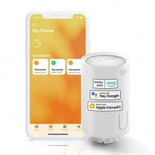 Termostato per radiatori aggiuntivo per il sistema di riscaldamento intelligente Meross. Compatibile con HomeKit, Google Assistant e Alexa.