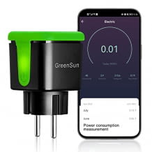 Presa da esterno intelligente con timer, funzione contatore elettrico, protezione dagli spruzzi d'acqua. Compatibile con Alexa e Google Assistant.