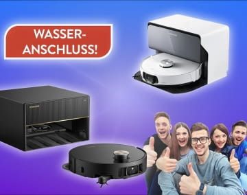 Wer viel Wert auf Hygiene und wenig Wartung legt, ist mit einem Saugroboter mit Wasseranschluss hervorragend bedient!