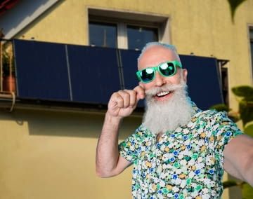Dank kostenlosem Solarstrom lacht das Sparerherz