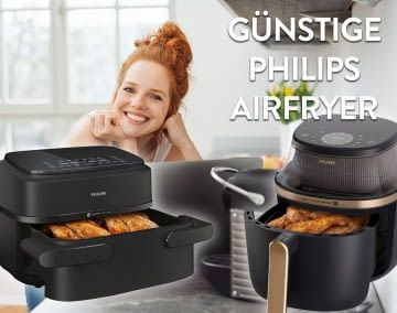 Das sind günstige Philips Airfryer im Deal von MediaMarkt!
