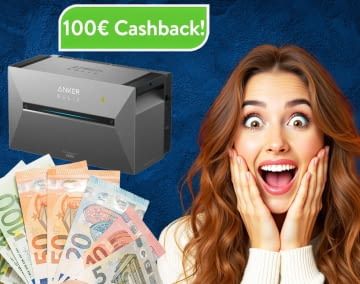 Dank 100 Euro Cashback gibt es den Anker SOLIX 3 Speicher so günstig wie nie!