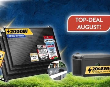 Im August wird es nochmal heiß - mit den Solakon Top Deals sparen!