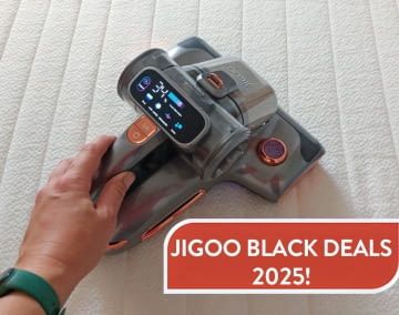 Nie mehr unter Hausstaubmilben leiden! Bei JIGOO gibt es zur Black Week tolle Rabatte auf Milbensauger