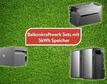 Wir zeigen die besten Balkonkraftwerk Speicher die sich auf bis 5kWh erweitern lassen