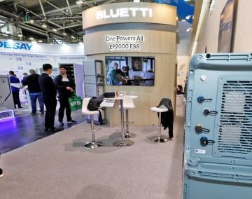 Am Messestand von BLUETTI gibt es viel Neues zu entdecken