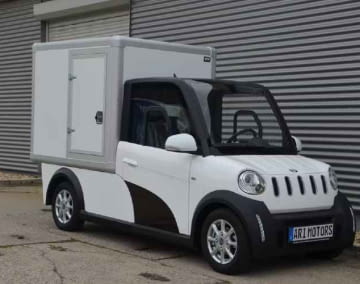 Die elektrischen Transportfahrzeuge von ARI Motors sind vergleichsweise günstig